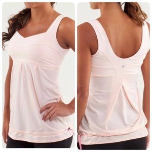 Lululemon pink Tame Me Tank